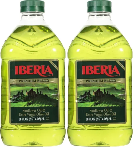 Vista 8 de Aceite de oliva extra virgen e aceite de girasol Iberia, 17 onzas líquidas