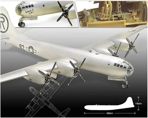 Vista 4 de Academy Hobby Model Kits Modelo a Escala: Kits de aviones y Jet (1/72 B-29A Enola Gay & Bockscar)