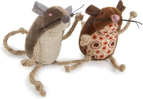 Vista 12 de Petlinks Batty Beta Fish Crinkle - Juguete para gatos con hierba gatera - bronceado/azul, talla única