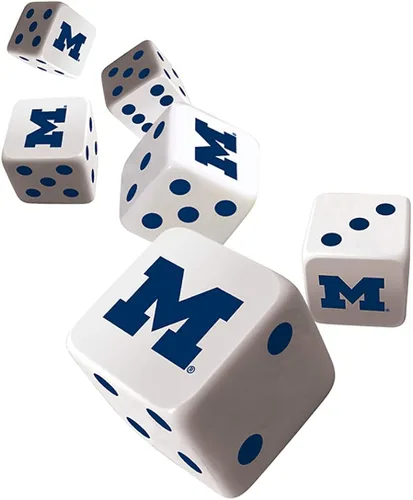 Vista 3 de MasterPieces NCAA - Juego de dados unisex para adultos