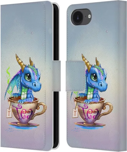 Vista 171 de Head Case Designs Officially Licensed Ruth Thompson Boba Tea Cup O Dragons Leather Wallet Case Compatible with Apple iPhone 7 Plus / 8 Plus