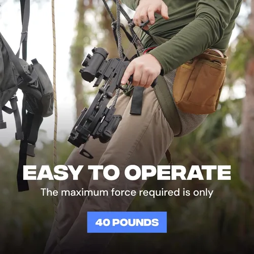 Vista 6 de BALLISTA BAT Compound Mini Crossbow - Small Crossbow for Hunting, Fishing and Target - 300 FPS, 130 Lbs, 2.46 lbs