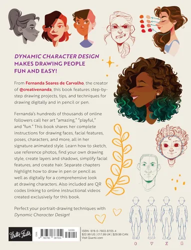 Vista 2 de Dynamic Character Design Draw faces and figures with pencil, markers, digital tools, and more