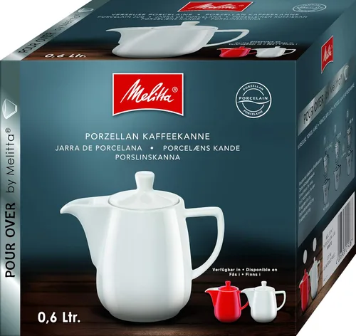 Vista 4 de Melitta Jarra Cafetera Porcelana 0,6 L Blanco