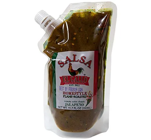 Salsa verde casera El Gallo (paquete de 3)