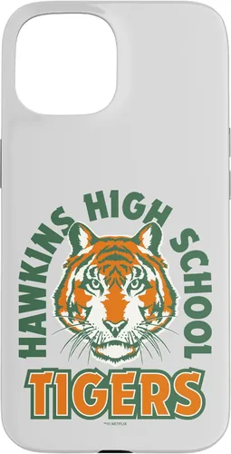 Vista 6 de Funda con logotipo de Stranger Things Hawkins High School Tigers para iPhone 16
