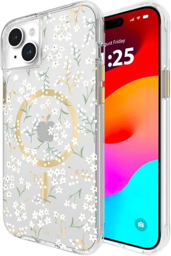 Vista 6 de Rifle Paper Co. - Funda para iPhone 14 Plus [compatible con MagSafe] [protección contra caídas de 10 pies] Bonita funda para iPhone de 6.7 pulgadas