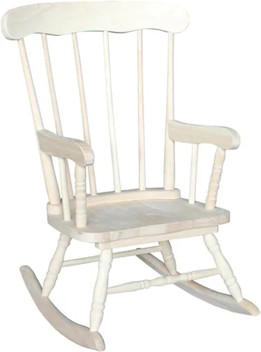 Vista 3 de International Concepts - Mecedora de madera para niños