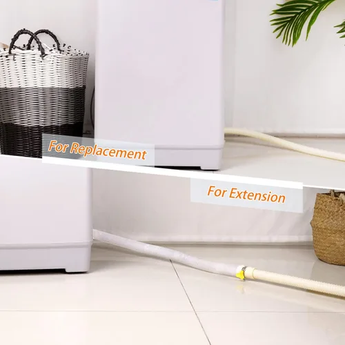 Vista 6 de MyLifeUNIT Kit de extensión de manguera de desagüe para lavadora, Ajuste universal para toda manguera de desagüe, 6 pies