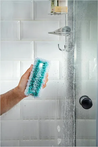Vista 11 de Scotch-Brite Cepillo de limpieza profunda, para suelos y paredes de azulejos, puertas de ducha, bañeras y más
