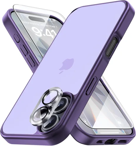 Vista 177 de Yriklso 3 en 1 Funda Magnética Fuerte para iPhone Air, 1X Protector de Pantalla + 1X Protector de Lente de Cámara, Cubierta Protectora a Prueba