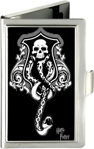Vista 9 de Buckle-Down Tarjetero DMLE-DEPARTMENT OF MAGICAL LAW ENFORCEMENT Negro/Blanco - Pequeño