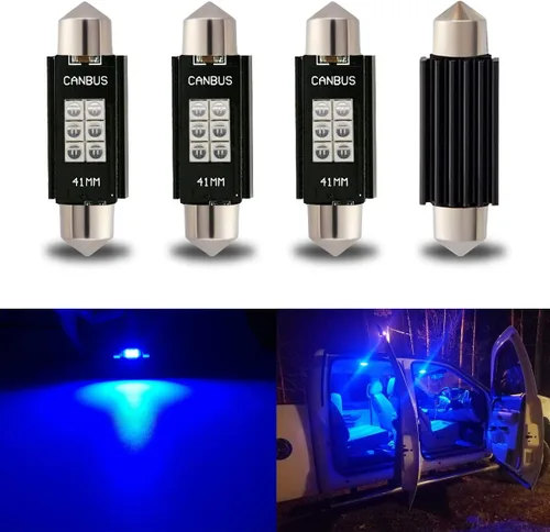 Vista 6 de iBrightstar DE3175 DE3021 Festoon de 9-30 V - Focos LED de 1.25 pulgadas (31 mm) extremadamente brillantes y sin errores para luces