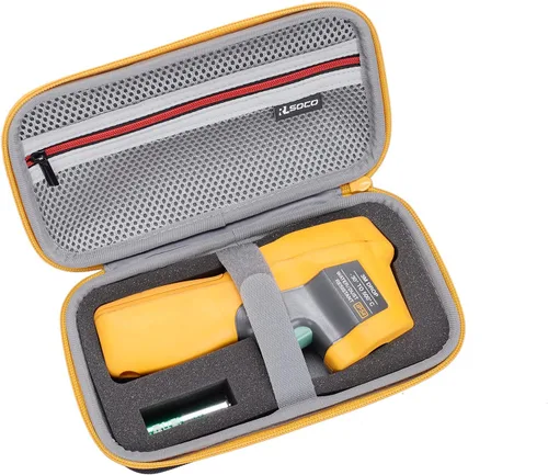 RLSOCO Funda rígida para termómetro infrarrojo Fluke 62 Max/62 Max+/59 Max+/59 Mini/59 Max/64 Max/ST20 Max/PerfectPrime IR0001 (solo funda)