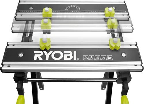 Vista 2 de Ryobi Banco de trabajo de metal plegable RWB03 con ángulo y altura ajustables