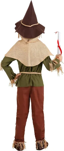 Vista 4 de Disfraz de espantapájaros de mago de oz para niños