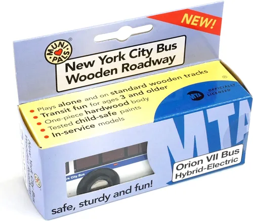 Vista 3 de Munipals Camino de madera NYC City Bus Orion VII Autobús híbrido-eléctrico