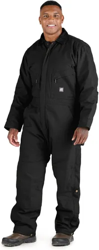 Overol térmico para hombre de Berne Negro