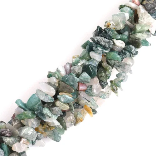 Vista 26 de Cuentas sueltas de piedra natural de grava de jade amarillo de 0.236-0.315 pulgadas, chips de piedras preciosas para hacer joyas, forma libre, 34