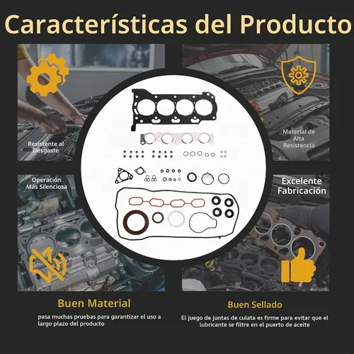 Vista 6 de Juego de juntas de cabeza, 1.4L, 2011-2015 para Chevy Cruze