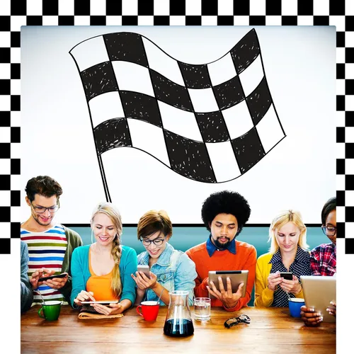 Vista 6 de Domensi 50 pajitas de plástico desechables de plástico con bandera a rayas en blanco y negro, suministros de fiesta para decoración de cumpleaños