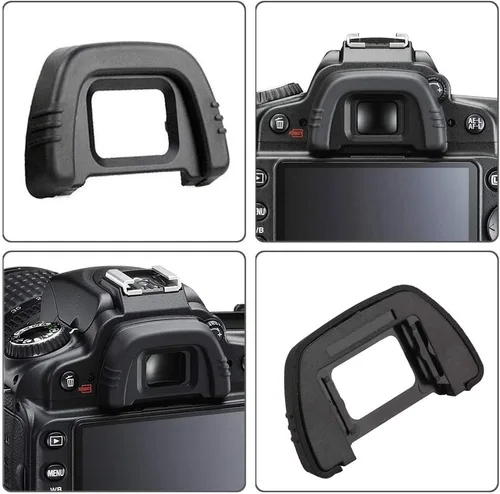 Vista 2 de D90 D7000 Visor ocular ocular para Nikon D7000 D90 D40 D50 D70/D70S D80 D200 D300 D600 D610 D750 [2 paquetes], reemplazo del ocular DK-21, Ojo