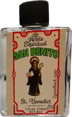 Vista 2 de 2GoodLuck San Benito Aceite Espiritual con 1 Dram Perfume Set para Magia y Rituales