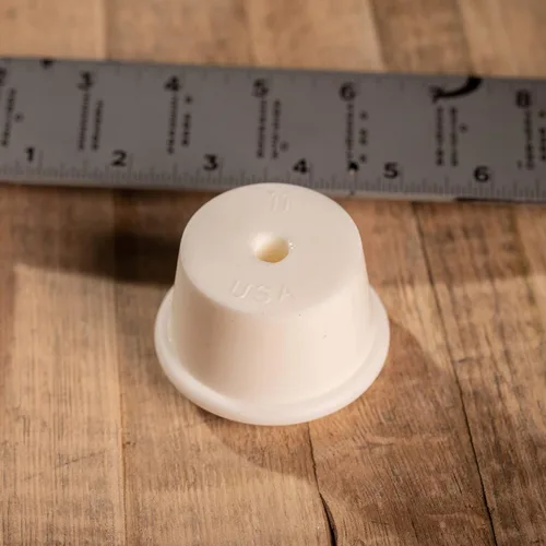 Vista 3 de Midwest Barrel Company - Tapón de silicona de fermentación para barril de vino o whisky (se adapta a un agujero de 2 pulgadas) para barriles de vino