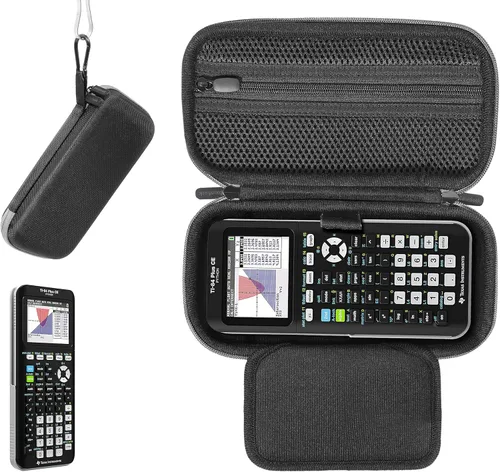 Vista 7 de CaseSack Funda para calculadora gráfica para Texas Instruments TI84 Plus, TI84, TI83, TI89, TI-Nspire CXII/TI Nspire CX CAS/TI Nspire CX, bolsillo