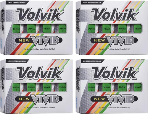 Vista 7 de Volvik Juego de 3 pelotas de golf de color mate de alta visibilidad, de alta visibilidad, 4 docenas (48 bolas)