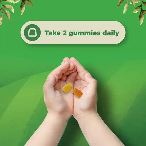 Vista 6 de Delicious Daily Kids Multivitamin Gummies - Multivitamin for Kids Immunity Support Gummies with Vitamins A C D3 E B Zinc - Kids Vitamins Gummy