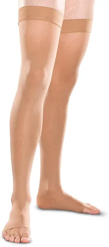 Vista 2 de Therafirm - Medias altas para muslo, 20 – 30 mmHg moderadas de compresión de nailon