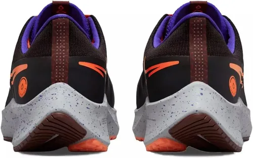 Vista 5 de NIKE Tenis para hombre, Negro Naranja Total Naranja Bronce Eclipse Indigo Burst Gris Niebla