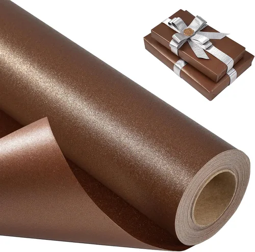 Vista 14 de Juertime - Papel de regalo mate azul marino - Papel de regalo reversible perlado-lustre perfecto para bodas, San Valentín, cumpleaños, Navidad, día