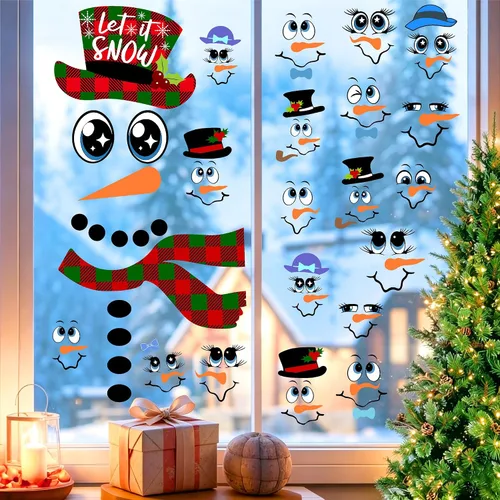 Vista 9 de 45 piezas de calcomanías de Navidad para manualidades, calcomanías de escena del Nacimiento para adornos, calcomanías de vinilo de Navidad Dicho