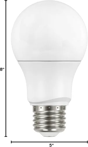 Vista 2 de Satco 4PK 9.5W 120V A19 LED E26 Base Media de 800 Lúmenes 2700K