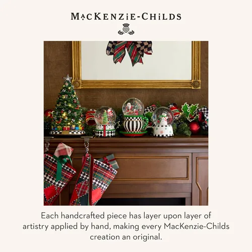 Vista 6 de Mackenzie-Childs Courtly Compruebe anteojos de lectura verde x1.5