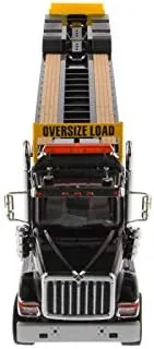 Vista 7 de para tractor internacional HX520 Tandem Day Cab con remolque XL 120 Lowboy en negro 1/50 DIECAST modelo acabado camión