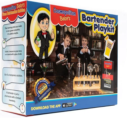 Vista 6 de Prank Gifts Inc. Barman PlayKit Caja de regalo de broma falsa caja de regalo de broma