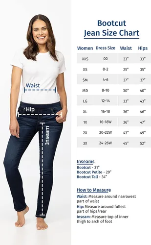 Vista 4 de PajamaJeans Jeans de cintura alta - Jeans con curvas para mujer