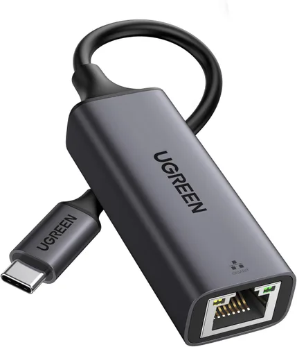 UGREEN Adaptador USB C a Ethernet, 1000 Mbps, RJ45, sin controlador, compatible con Windows, MacOS, iPadOS, ChromeOS, Android, portátil, tableta,