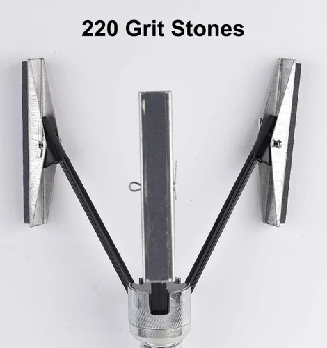 Vista 5 de YOTOO Herramienta de Hone de Cilindro de Motor Desengrasador Ajustable 2"-7" Diámetro 4" Largo Piedras 220 Granos