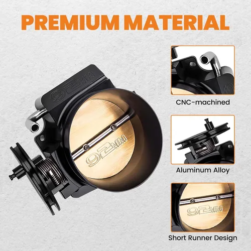 Vista 2 de maXpeedingrods Cuerpo del acelerador de 92 mm para LSX LS1 LS2 LS3 LS6 LS7 para GM Gen III