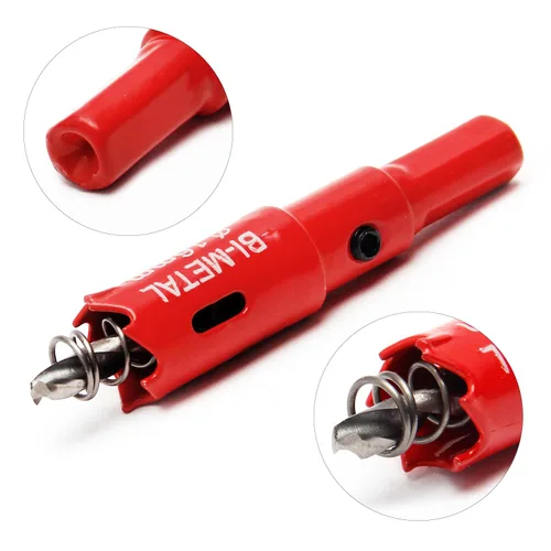 Vista 3 de Utoolmart Broca bimetal de 5/8 '' 0.630 in para sierra de agujero, 0.984 in 1 pulgada de profundidad de corte para paneles de yeso de chapa