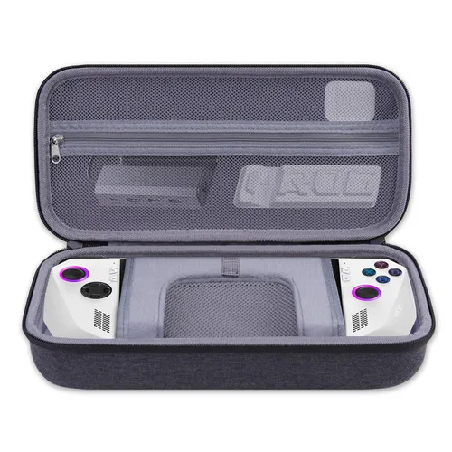 Vista 8 de HESPLUS Hard Carrying Case for ASUS Rog Ally ROG ALLY X 7 inch 120Hz Gaming Handheld, Game Console Travel Case Storage Bag with Large Space for