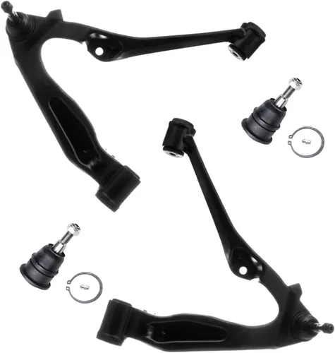 Vista 60 de Detroit Axle - 4 brazos de control traseros para Ford C-Max Focus Mazda 3 5 Volvo C30 C70 S40 V50, 4 brazos de control superior e inferior