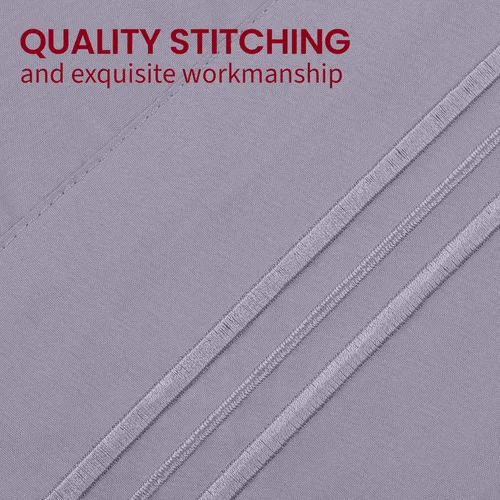 Vista 108 de Mellanni Fundas de almohada de lujo, extrasuaves, refrescantes, fundas de almohada de 2 piezas de la colección Icónica, cierre de sobre