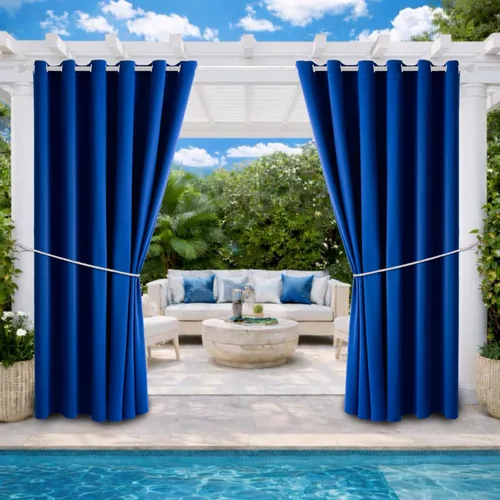 Vista 56 de DIVA EN CAMINO DEC Cortina de patio para exteriores, impermeable, oscurecimiento, con aislamiento térmico, cortinas interiores para dormitorio