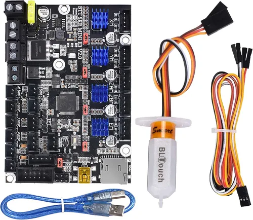 Vista 11 de BIGTREETECH SKR Mini E3 V2.0 - Placa de control de 32 bits con controlador UART TMC2209. Nueva actualización de la placa base de piezas de impresora