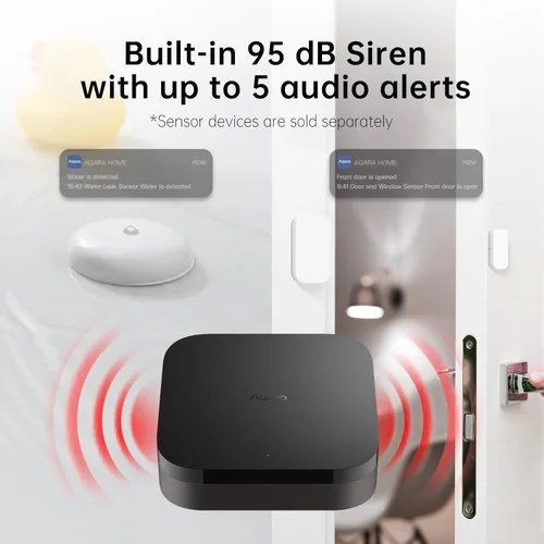 Vista 6 de Aqara Smart Home Hub M3 para automatización avanzada, controlador Matter, enrutador fronterizo Thread, cuenta con Zigbee, Bluetooth, Wi-Fi, PoE, IR
